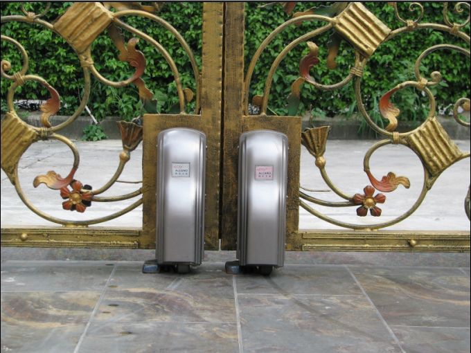 鐵藝大門(mén)智能遙控開(kāi)門(mén)機(jī)