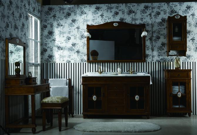 波西米亞系列實木浴柜