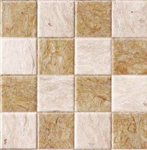 大理石復合板-金黃米黃拼水晶米黃仿古拉槽