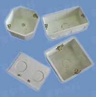pvc塑料接線盒、金屬接線盒以及PVC管件