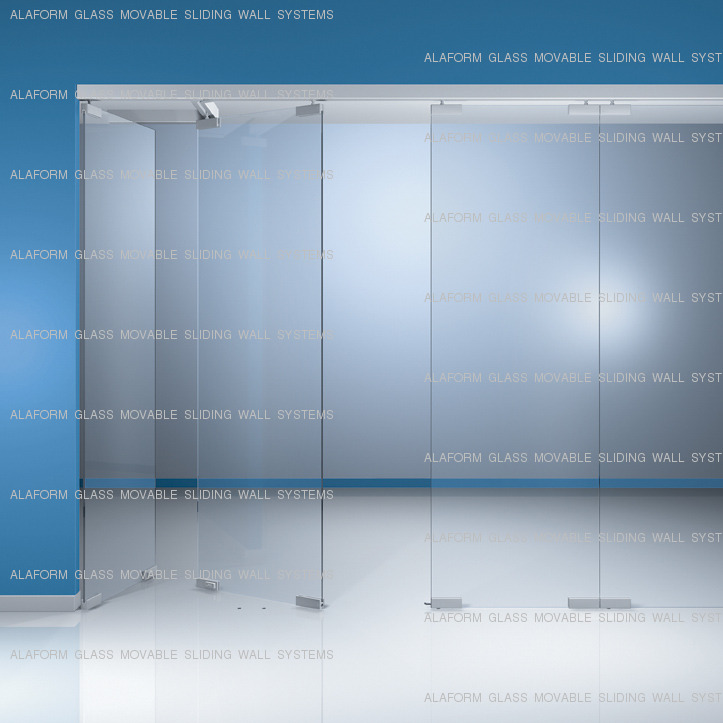 ALAFORM（愛樂福）多角度轉向玻璃移動隔斷系統