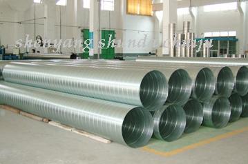 沈陽地鐵通風 沈陽螺旋風管 消防排煙 工業除塵