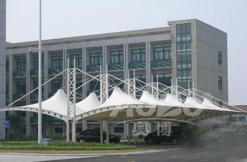 膜結構車棚，膜結構看臺