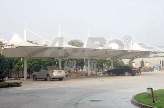 張拉膜、景觀膜、空間膜、車棚、車篷