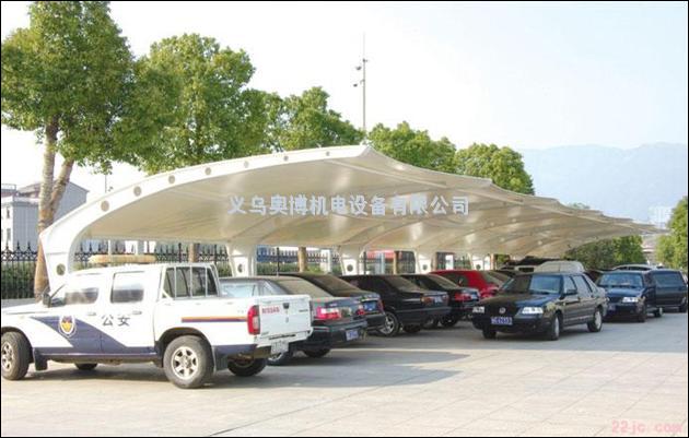 膜結構加油站、公交車候車亭、停車場崗亭