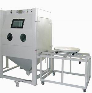 全自動(dòng)噴砂機(jī)東營(yíng)噴砂機(jī)噴砂罐