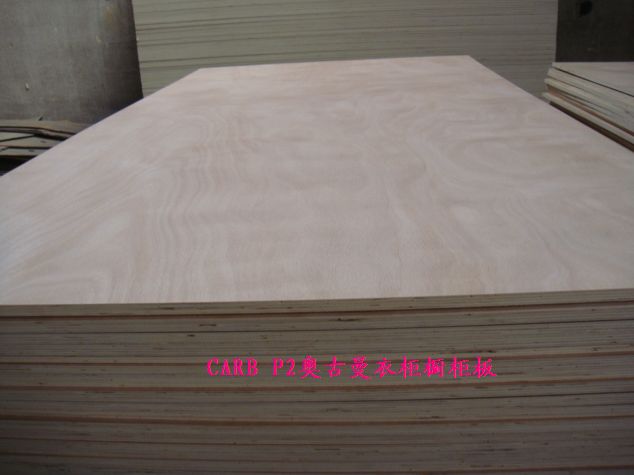 奧古曼門板用膠合板（產(chǎn)品通過CARB P2認(rèn)證）