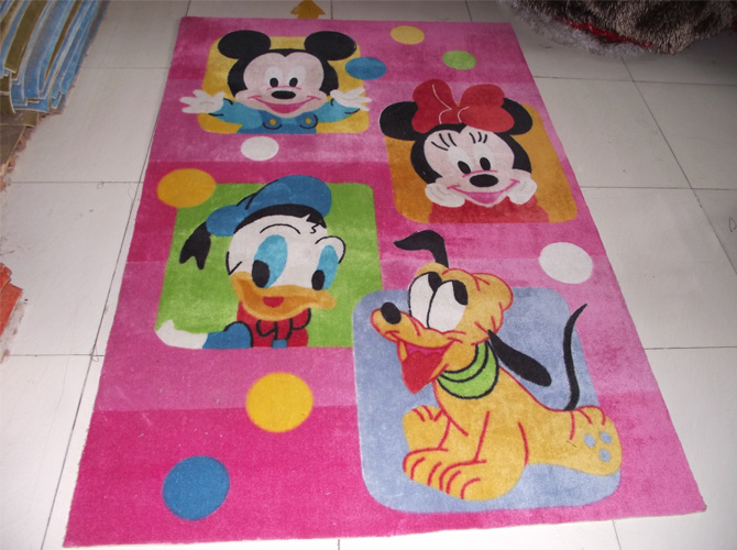 機織印花兒童系列塊毯