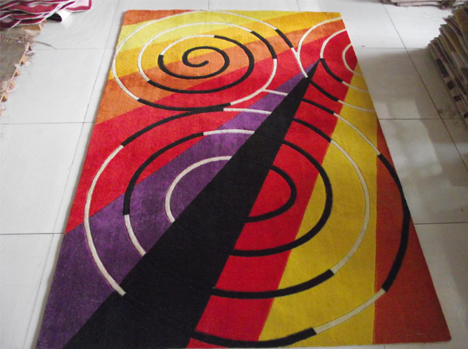 機織印花家居塊毯