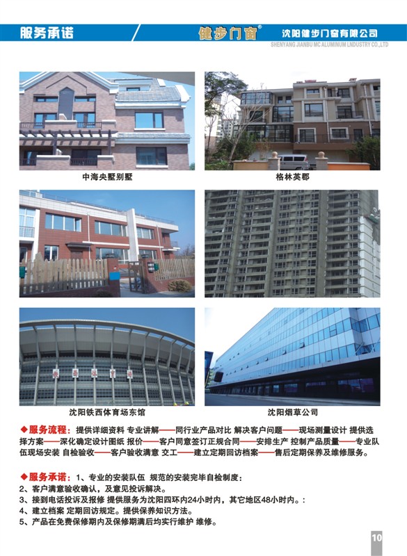 斷橋鋁門窗 門窗價格 沈陽健步麗格門窗