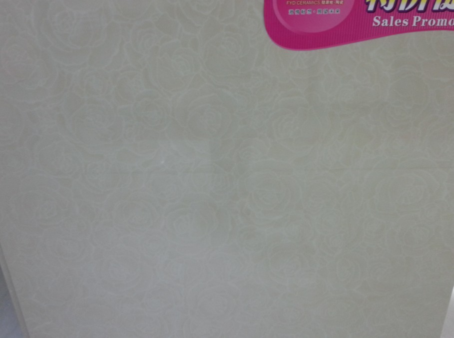 滲花拋光磚玫瑰花紋特價(jià)16.8元佛山瓷磚