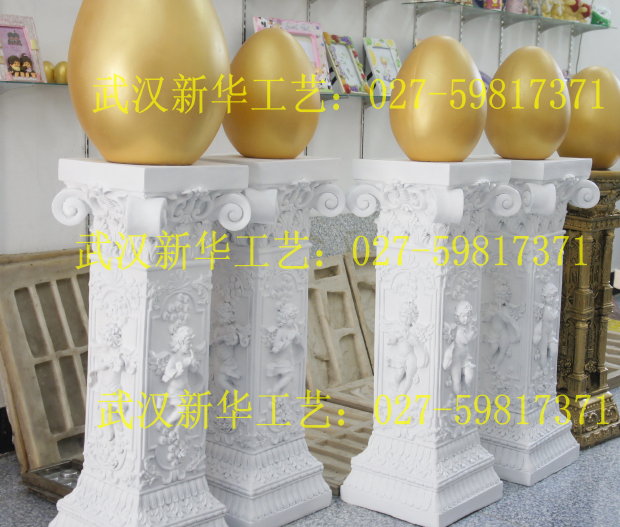 玻璃鋼盤龍柱模具  樹(shù)脂龍柱