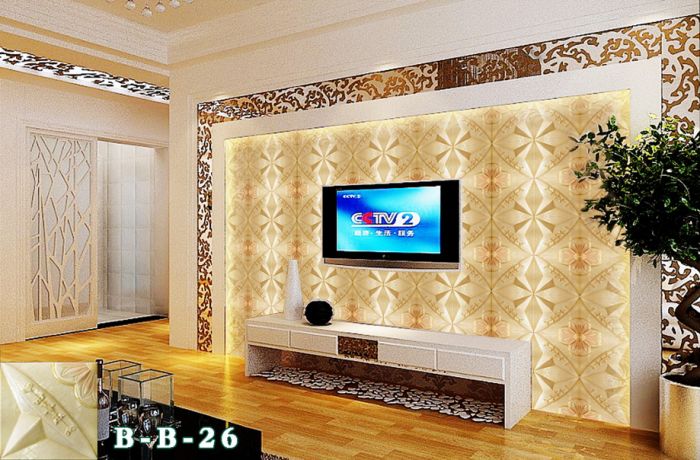 撫順市百瑞德背景墻效果6