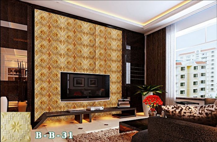 撫順市百瑞德背景墻效果11