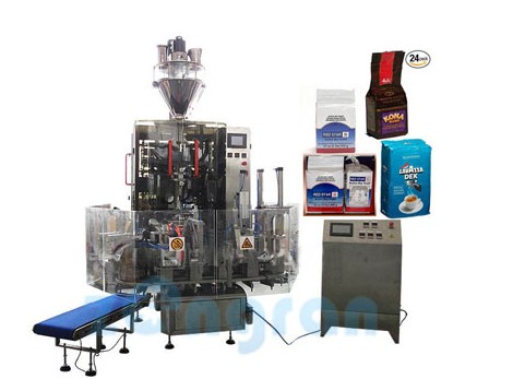 安徽全自動咖啡粉抽真空包裝機，咖啡定型真空包裝機