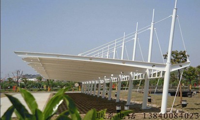 停車棚拉膜結構