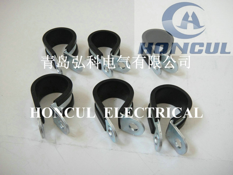 SKM軟管固定夾，包膠固定夾，電纜卡子