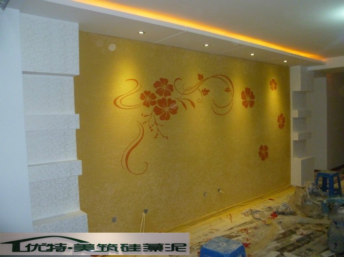 硅藻泥電視背景墻，大品牌！