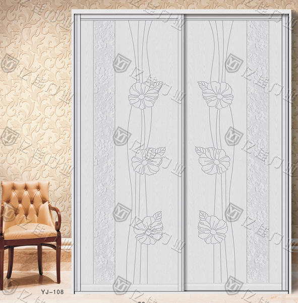 衣柜移門-精雕系列，YJ-108
