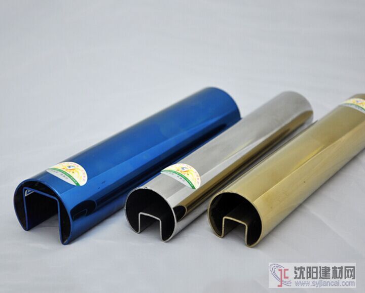 廠家大量供應優質耐用彩色單槽304不銹鋼管