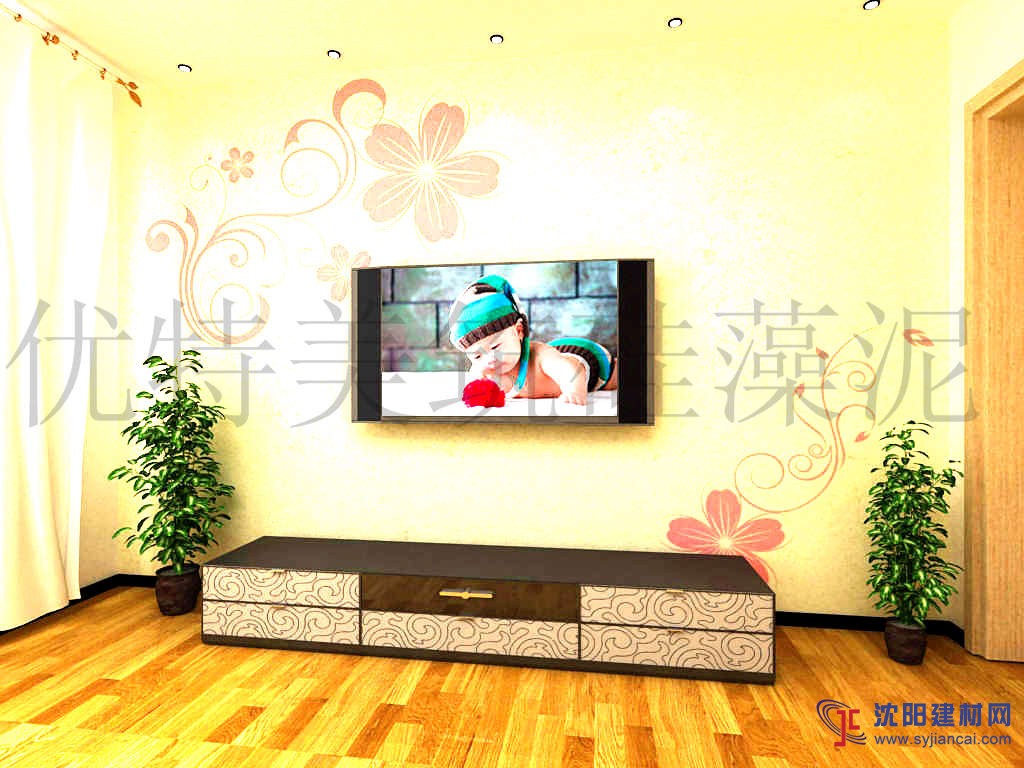 沈陽優特美筑硅藻泥渾南紅星店效果圖16