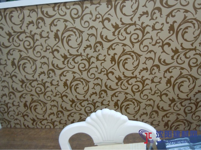 沈陽碧然硅藻泥背景墻效果圖歐式壁花3