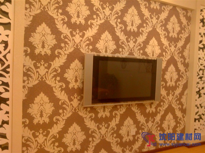 沈陽碧然硅藻泥背景墻效果圖歐式壁花6