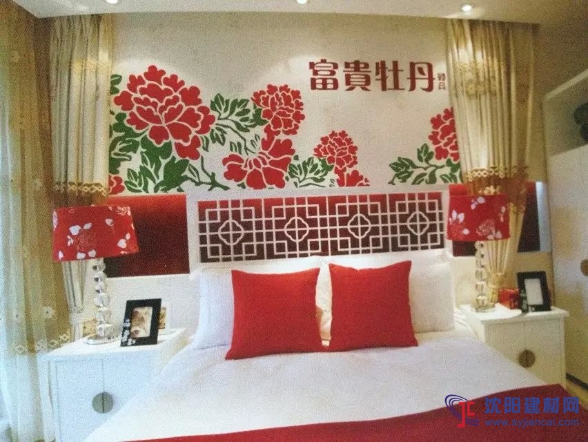 沈陽碧然硅藻泥背景墻效果圖古風字畫5