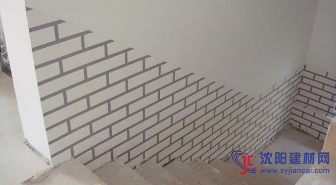 沈陽碧然硅藻泥背景墻效果圖磚藝1