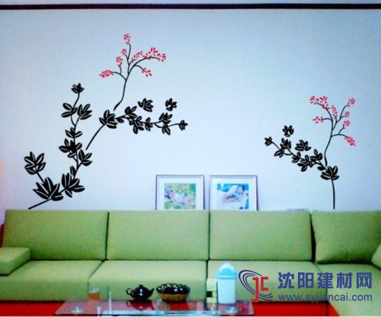 沈陽碧然硅藻泥背景墻效果圖清新淡雅8