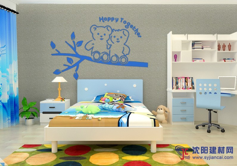 沈陽碧然硅藻泥背景墻效果圖卡通動漫1