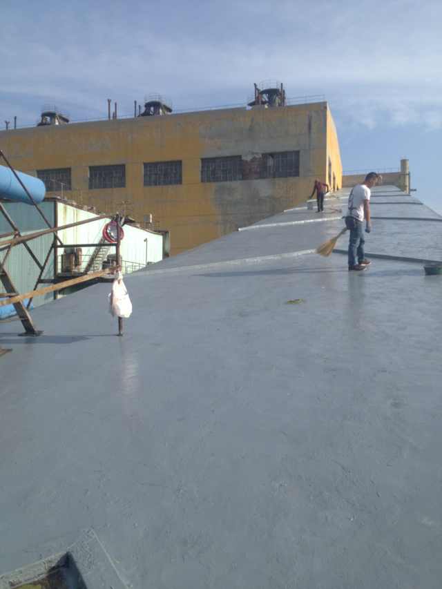 瓦房店北方熱電輸煤橋架防水