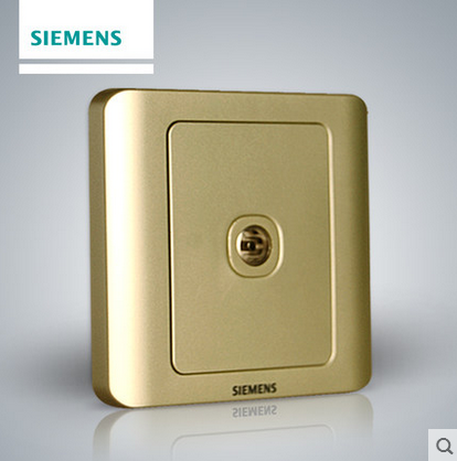 西門子遠景金電視插座批發