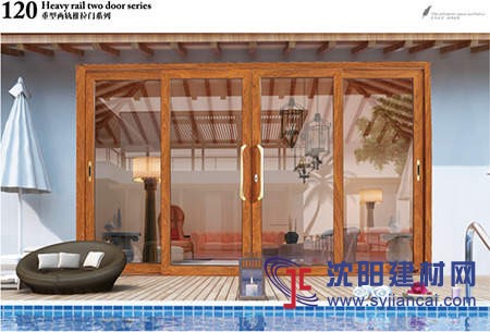 120-82系列重型兩軌推拉門(mén)博俊門(mén)窗型材鋁材供應(yīng)