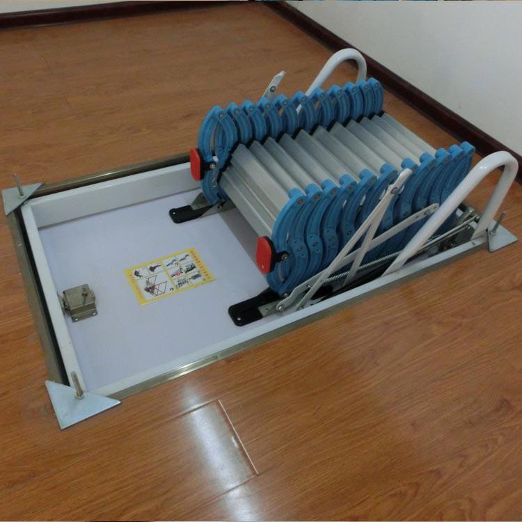 專業閣樓伸縮樓梯廠家 家用伸縮樓梯 青島閣樓樓梯價格