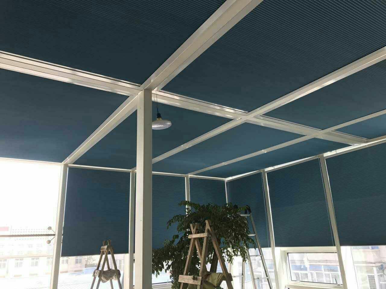 陽光房蜂巢簾遮陽簾