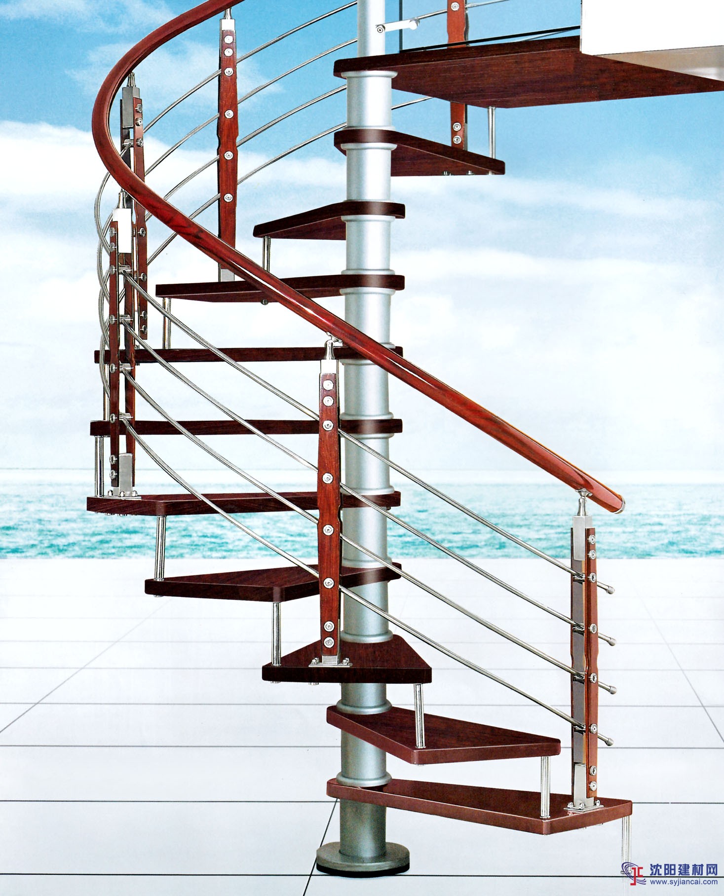 佛山粵美實木樓梯