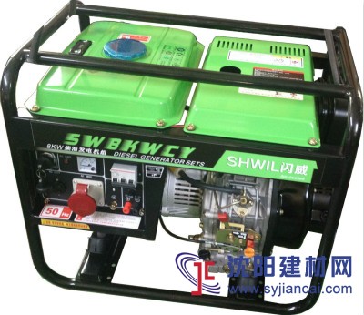 8千瓦柴油發電機的功率