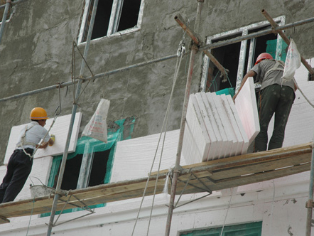 苯板施工現(xiàn)場(chǎng)1