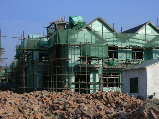 擠塑板施工現場2