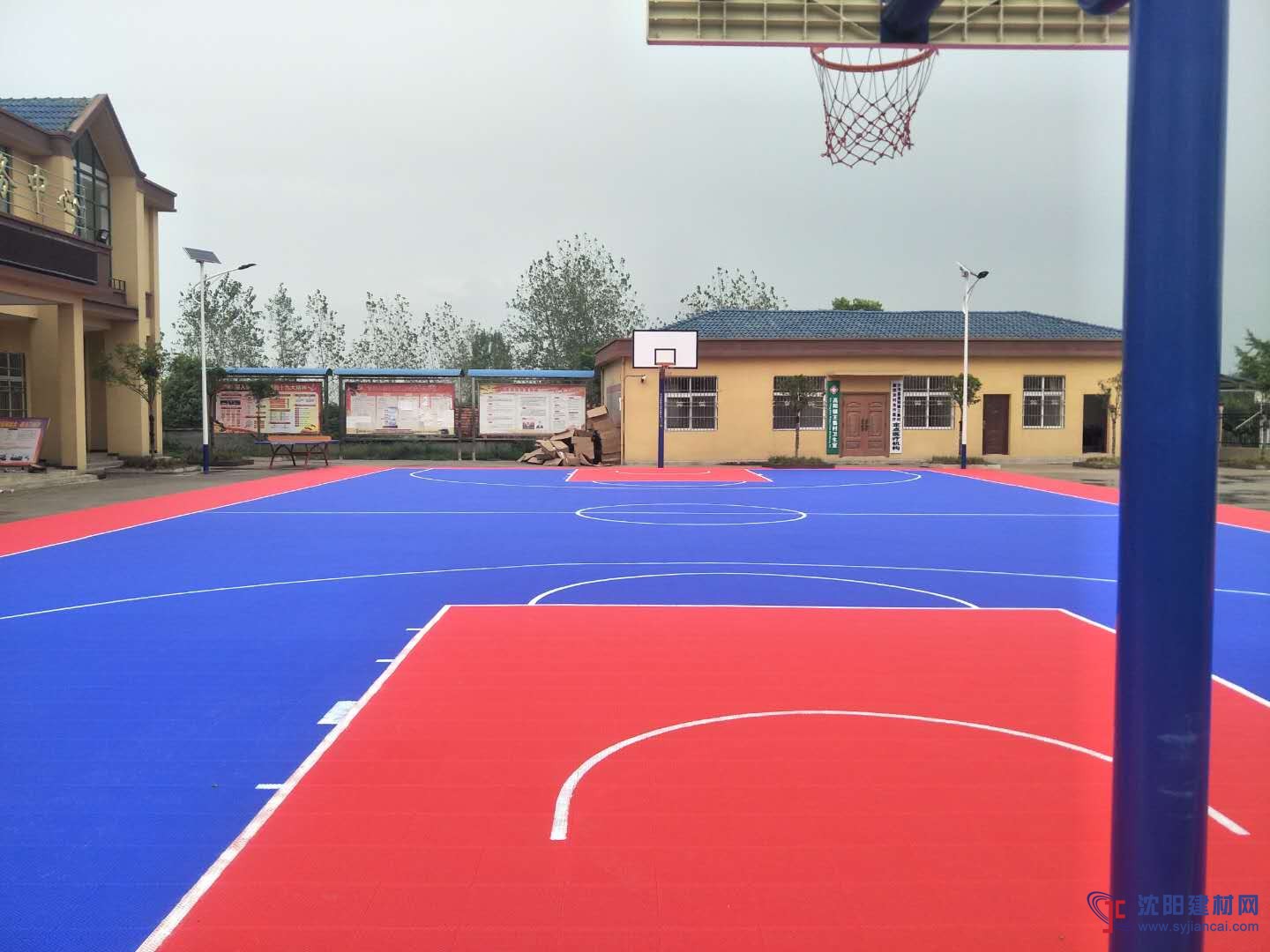 沈陽籃球場懸浮地板室外pp材質