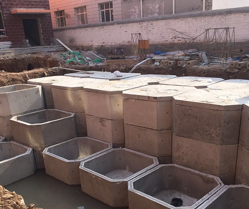 內(nèi)蒙古赤峰寧城消防池工程實景