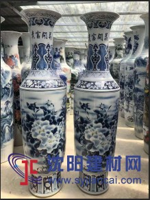 一米八景德鎮(zhèn)花開富貴大花瓶對(duì)瓶