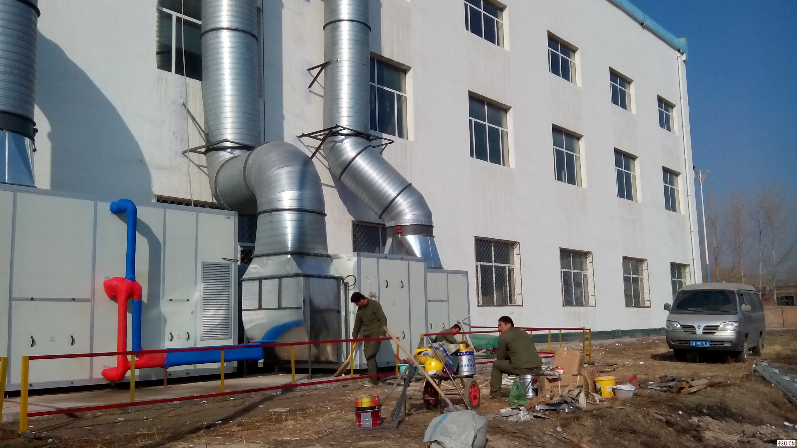 沈陽醫院學校廚房排煙油煙凈化器通風管道加工安裝